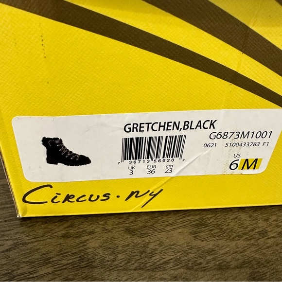 NIB Sam Edelman Gretchen Faux Shearling Trimmed Lace-Up Boot Size 6 - Picture 16 of 16